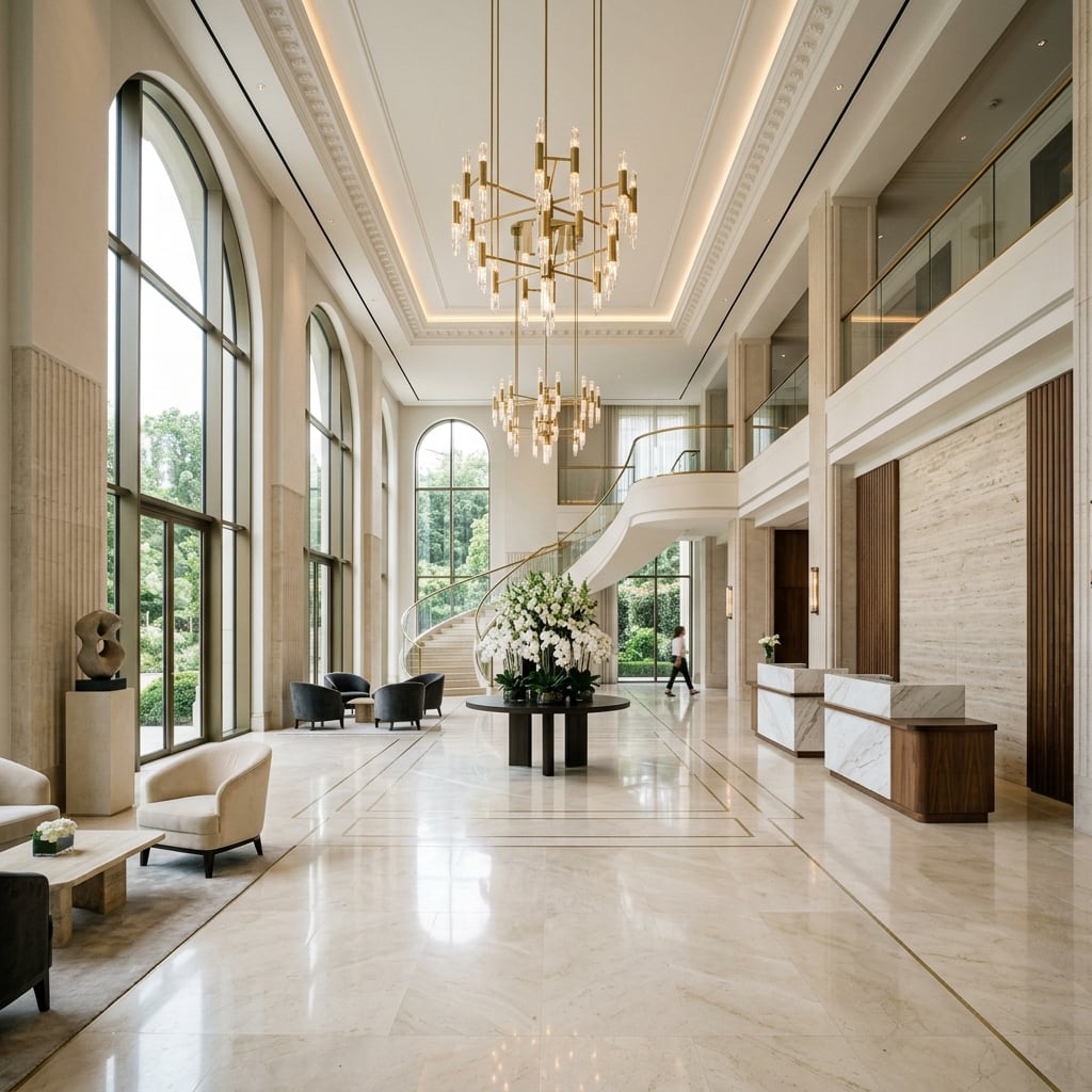 Double-Height Entrance Lobby